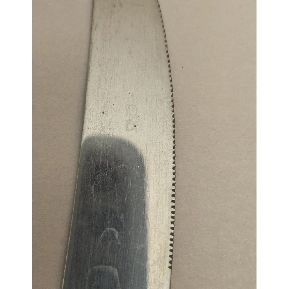 Set 6 Dinner Knives Vintage Northland Stainless Steel VOLTAIRE pattern GUC
